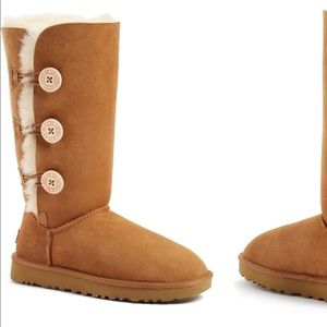 Bailey Button Triplet II Genuine Shearling Boot